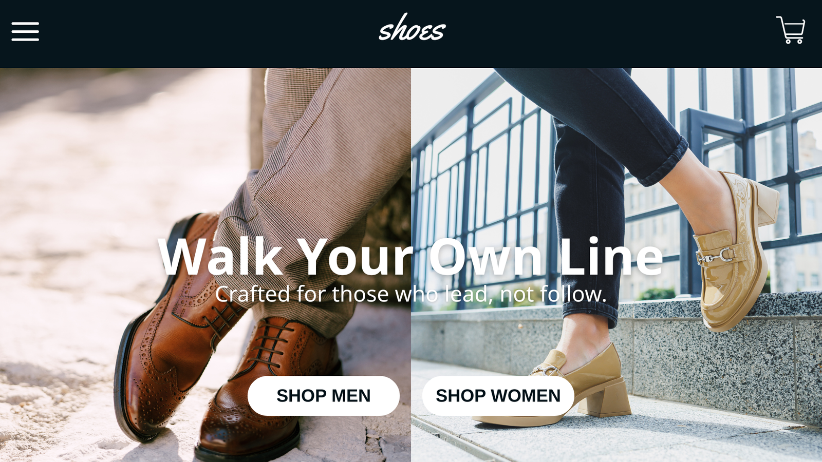 e shop development weblee shoes eshop shopify page