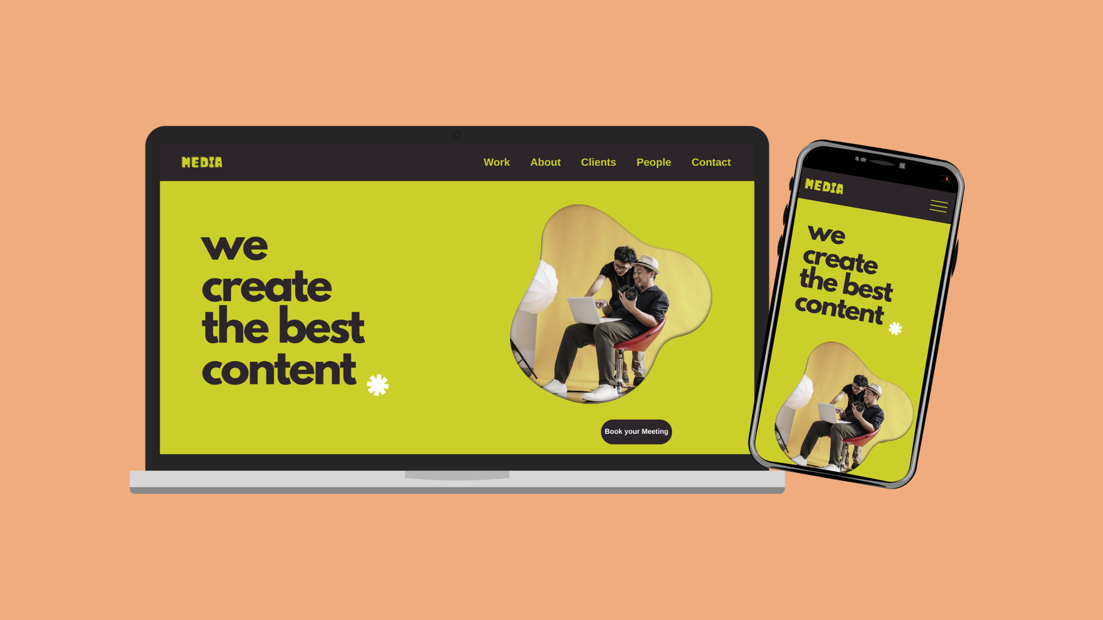 website creation weblee media website computer and mobile